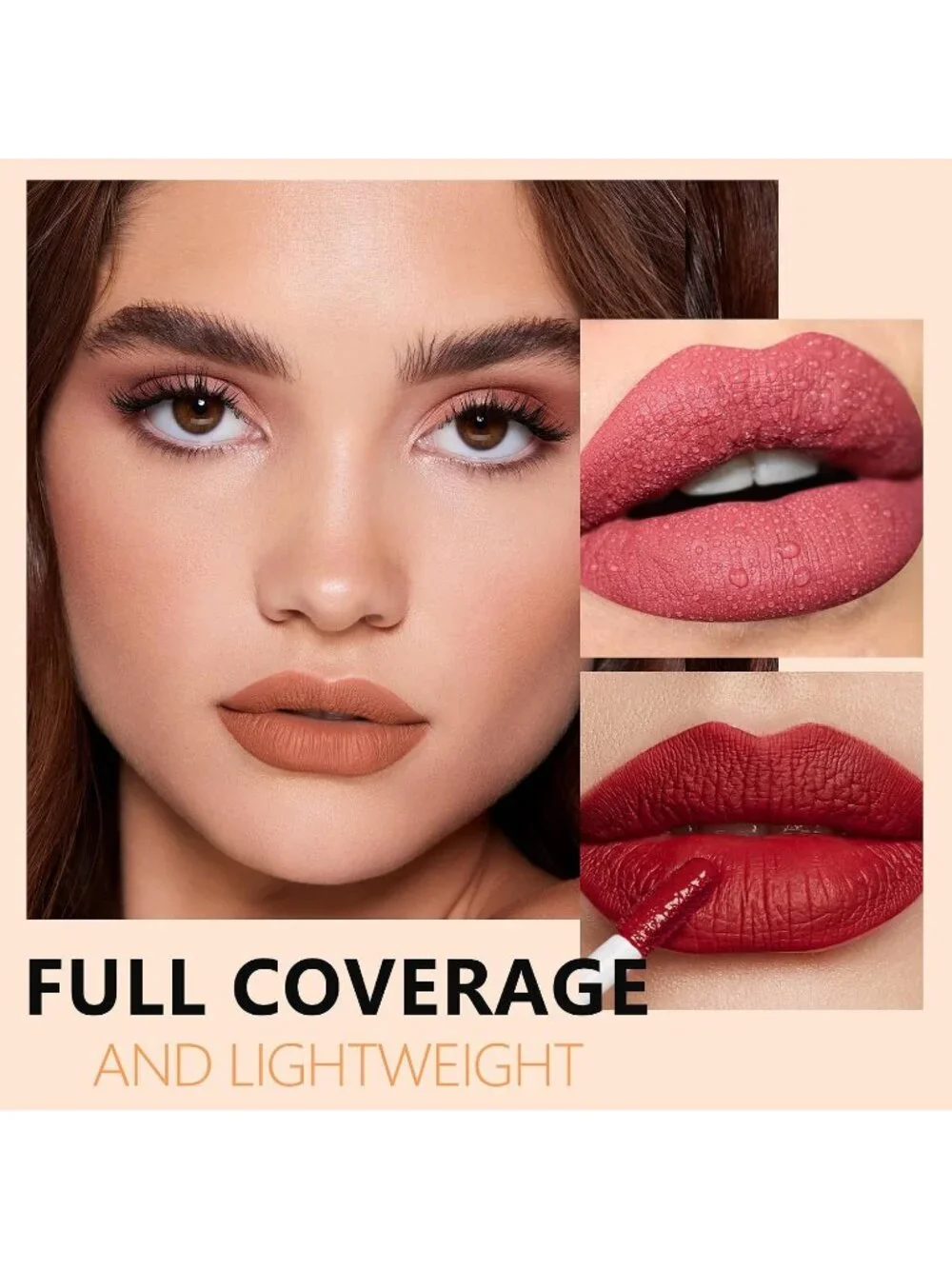 Women A55 Summer Long-Lasting Non-Sticky Waterproof Matte Liquid Lipstick